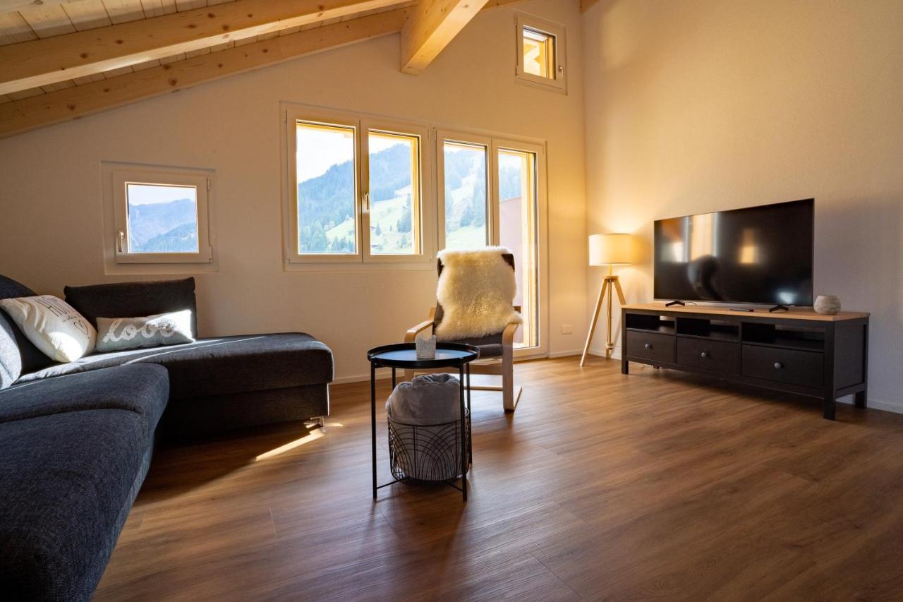 Chuenislodge2- Zwei Balkone, Gemuetlicher Kamin, Top Aussicht Adelboden Extérieur photo