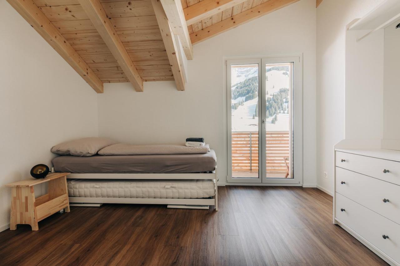 Chuenislodge2- Zwei Balkone, Gemuetlicher Kamin, Top Aussicht Adelboden Extérieur photo