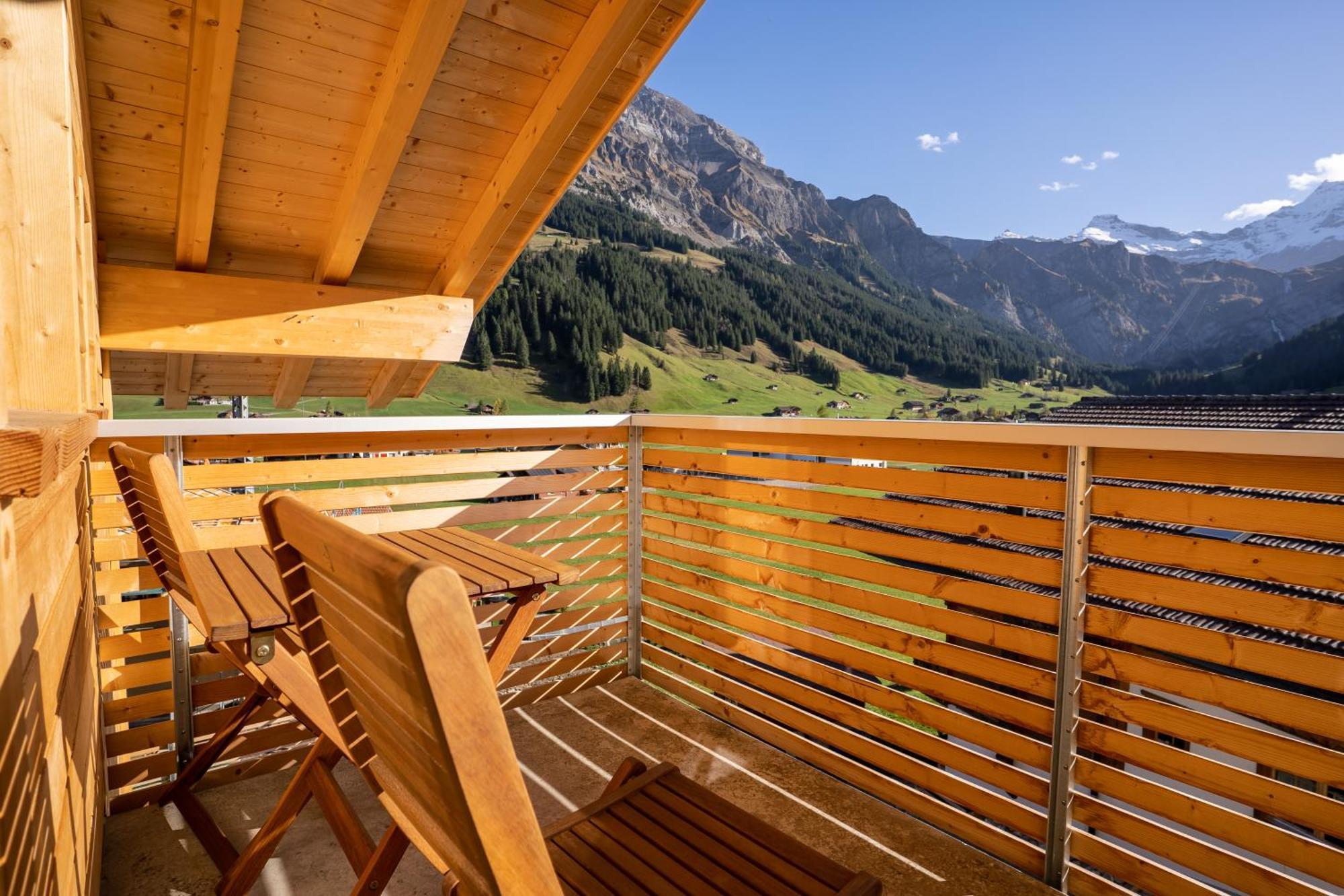 Chuenislodge2- Zwei Balkone, Gemuetlicher Kamin, Top Aussicht Adelboden Extérieur photo